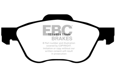EBC sada brzd PD01KF | destičky Greenstuff & kotouče Standard přední PD01KF1092