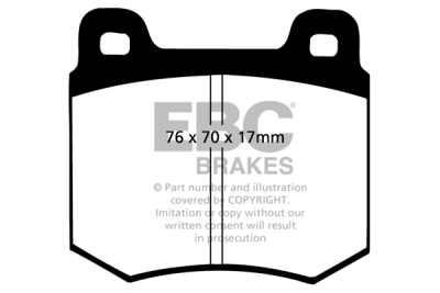 EBC sada brzd PD03KF | destičky Yellowstuff & kotouče Standard přední PD03KF1369