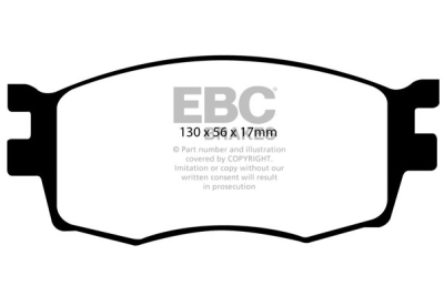 EBC Greenstuff | brzdové destičky přední DP21768