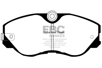 EBC Greenstuff | brzdové destičky přední DP2736