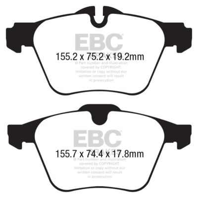EBC Yellowstuff | brzdové destičky přední  DP42189R