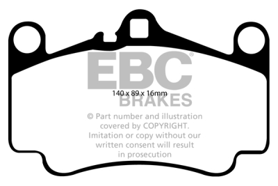 EBC Yellowstuff | brzdové destičky přední DP41515R