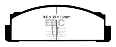 EBC sada brzd PD04KF | destičky Bluestuff & kotouče Standard přední PD04KF350