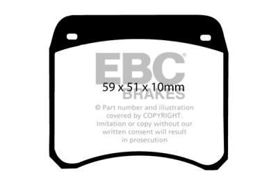 EBC Greenstuff | brzdové destičky přední DP2128