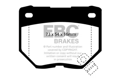 EBC sada brzd PD15KR | destičky Orangestuff & kotouče TurboGroove zadní PD15KR547