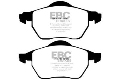 EBC Yellowstuff | brzdové destičky přední  DP41439R