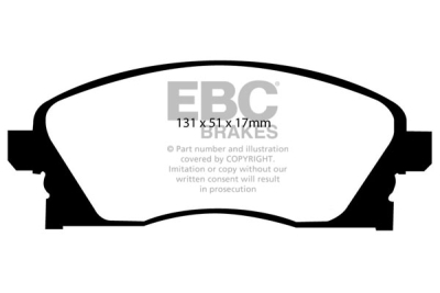 EBC sada brzd PD01KF | destičky Greenstuff & kotouče Standard přední PD01KF1145