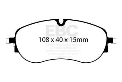 EBC Yellowstuff | brzdové destičky přední DP42452R