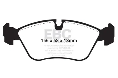 EBC sada brzd PD01KF | destičky Greenstuff & kotouče Standard přední PD01KF1587