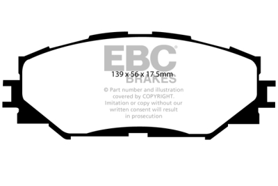 EBC sada brzd PD01KF | destičky Greenstuff & kotouče Standard přední PD01KF1511