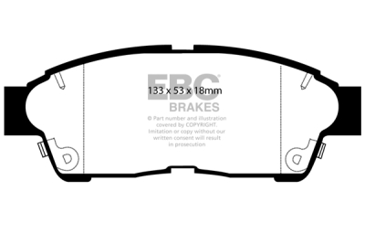 EBC sada brzd PD01KF | destičky Greenstuff & kotouče Standard přední PD01KF1466