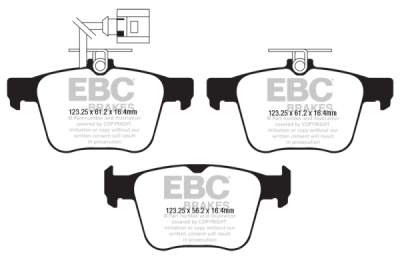 EBC Redstuff | brzdové destičky zadní DP32295C