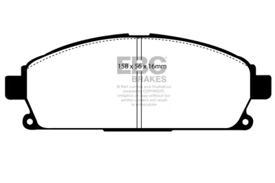 EBC sada brzd PD03KF | destičky Yellowstuff & kotouče Standard přední PD03KF889