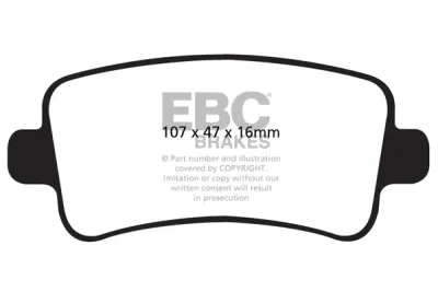 EBC sada brzd PD11KR | destičky Greenstuff & kotouče TurboGroove zadní PD11KR585