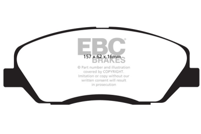 EBC Yellowstuff | brzdové destičky přední  DP41783R