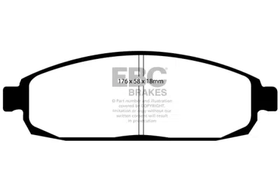 EBC sada brzd PD08KF | destičky Yellowstuff & kotouče Ultimax přední PD08KF286