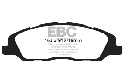 EBC sada brzd PD07KF | destičky Redstuff & kotouče Ultimax přední PD07KF103