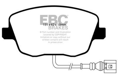 EBC Greenstuff | brzdové destičky přední DP21479