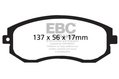 EBC sada brzd PD08KF | destičky Yellowstuff & kotouče Ultimax přední PD08KF466