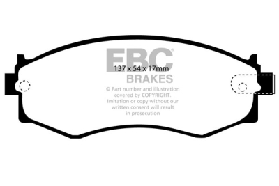 EBC sada brzd PD01KF | destičky Greenstuff & kotouče Standard přední PD01KF1089
