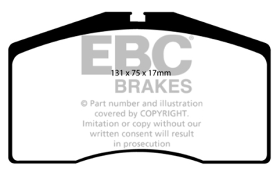 EBC sada brzd PD02KF | destičky Redstuff & kotouče Standard přední PD02KF433