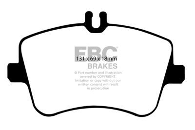EBC sada brzd PD01KF | destičky Greenstuff & kotouče Standard přední PD01KF909