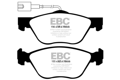 EBC Yellowstuff | brzdové destičky přední  DP41571R