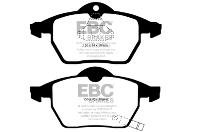 EBC Yellowstuff | brzdové destičky přední DP41443R
