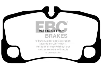 EBC sada brzd PD05KR | destičky Orangestuff & kotouče Standard zadní PD05KR383