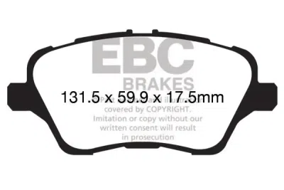 EBC sada brzd PD11KF | destičky Greenstuff & kotouče TurboGroove přední PD11KF1294