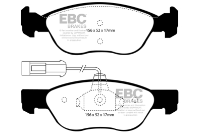 EBC sada brzd PD01KF | destičky Greenstuff & kotouče Standard přední PD01KF471