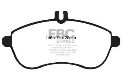 EBC sada brzd PD01KF | destičky Greenstuff & kotouče Standard přední PD01KF915