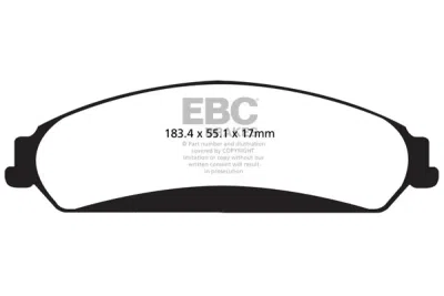 EBC sada brzd PD11KF | destičky Greenstuff & kotouče TurboGroove přední PD11KF1281