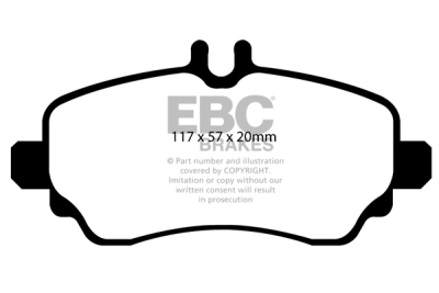 EBC sada brzd PD01KF | destičky Greenstuff & kotouče Standard přední PD01KF976