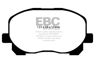 EBC sada brzd PD01KF | destičky Greenstuff & kotouče Standard přední PD01KF1444