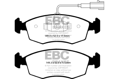 EBC sada brzd PD01KF | destičky Greenstuff & kotouče Standard přední PD01KF496