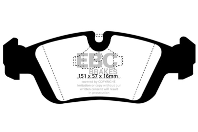 EBC sada brzd PD01KF | destičky Greenstuff & kotouče Standard přední PD01KF189