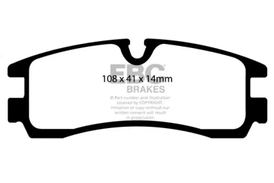EBC sada brzd PD01KR | destičky Greenstuff & kotouče Standard zadní PD01KR191