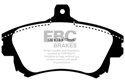 EBC sada brzd PD08KF | destičky Yellowstuff & kotouče Ultimax přední PD08KF372