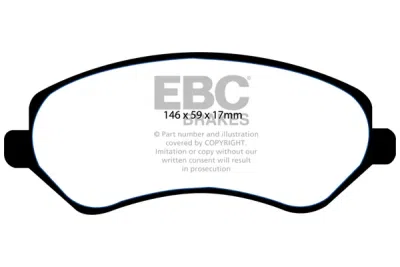 EBC sada brzd PD08KF | destičky Yellowstuff & kotouče Ultimax přední PD08KF577