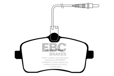 EBC sada brzd PD11KF | destičky Greenstuff & kotouče TurboGroove přední PD11KF542