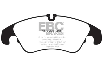 EBC sada brzd PD11KF | destičky Greenstuff & kotouče TurboGroove přední PD11KF1221