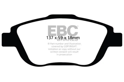 EBC sada brzd PD11KF | destičky Greenstuff & kotouče TurboGroove přední PD11KF1250