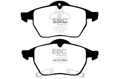 EBC sada brzd PD02KF | destičky Redstuff & kotouče Standard přední PD02KF449