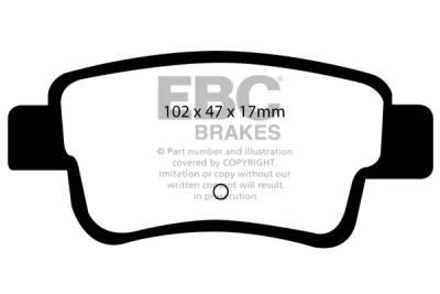 EBC sada brzd PD15KR | destičky Orangestuff & kotouče TurboGroove zadní PD15KR273