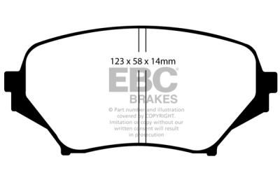 EBC sada brzd PD06KF | destičky Greenstuff & kotouče Ultimax přední PD06KF392