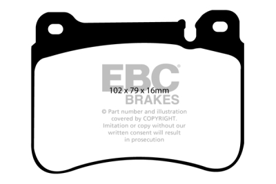 EBC sada brzd PD06KF | destičky Greenstuff & kotouče Ultimax přední PD06KF399