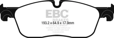 EBC sada brzd PD06KF | destičky Greenstuff & kotouče Ultimax přední PD06KF739