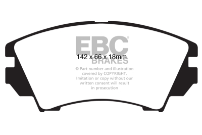 EBC sada brzd PD06KF | destičky Greenstuff & kotouče Ultimax přední PD06KF702