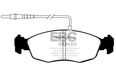 EBC sada brzd PD04KF | destičky Bluestuff & kotouče Standard přední PD04KF1150